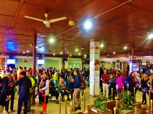 Inside Kathmandu Airport